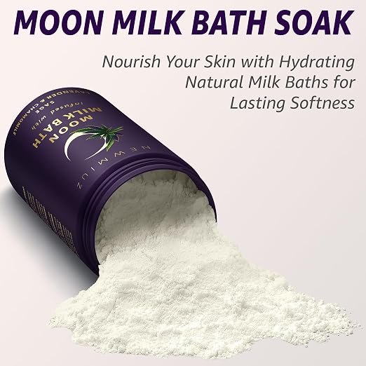 Cleansing Sage Moon Milk Bath Soak - Lavender Chamomile - Moisturize & Soften Skin Spiritual Stress Relief Gifts for Women Destress Luxury Spa Bath Salt Powder Birthday Perfect Stocking Stuffers - Image 4
