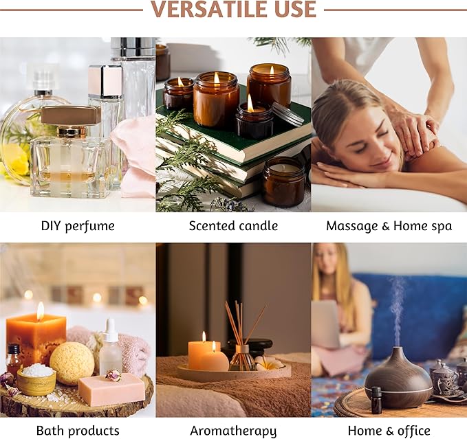 Folkulture Essential Oils Set for Diffuser | Set of 6 Luxury Floral & Oud Fragrance Oils | Orchid Oud, Rose Oud & Warm Sensual Blends, Eid Gifts & Home Fragrance Gift Set