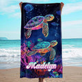 JML Custom Beach Towel with Name, Personalized Microfiber Beach Towel with Name, Large, Soft, Quick Dry & Absorbent for Swim, Pool,Adult,Summer Holiday,Vacation,Travel,Gift for Anniversary, Birthday