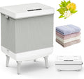 Large 35L Blanket & Towel Warmer for Bathroom – Foldable Fabric Warmer with Timer, Rapid PTC Heating, Fits Blankets, Robes & Towels, Safe Overheat Protection