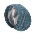 Satin Bonnet Silk Lined Sleep Cap- Adjustable Hair Cover for Women Men Frizzy Hair Night Cap Patients Care Lake Blue