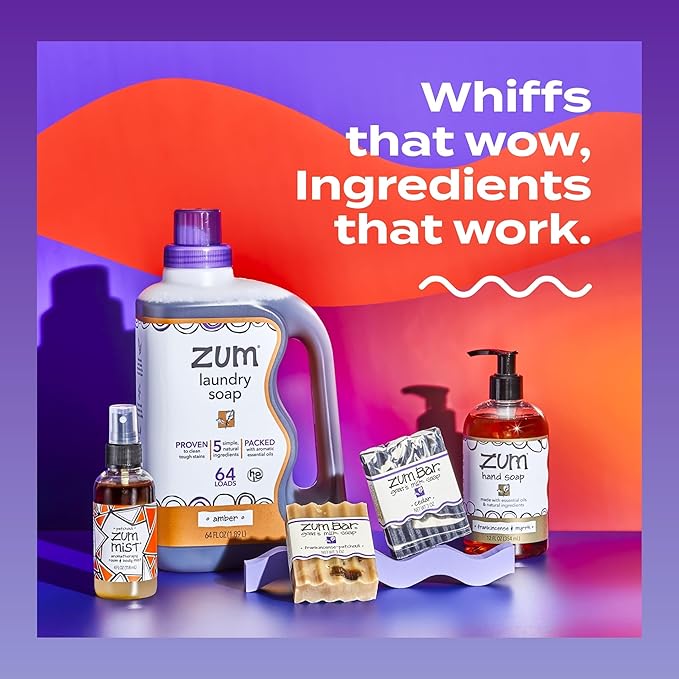 Indigo Wild Zum Mist Room & Body Spray - Aromatherapy Essential Oil Spray - Natural Body Mist & Room Spray - Lavender-Mint Scent - 4 fl oz (2 Pack)