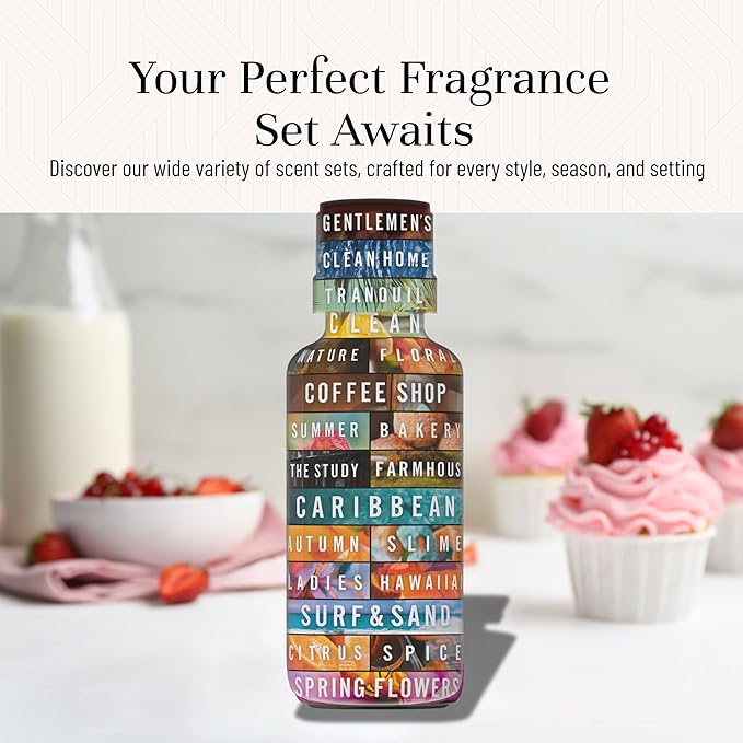 P&J Trading Sweet Essential Oil - 14x10ml Set, Premium Fragrance Oils for Candle Making, Diffuser, Soap, Perfume, Bath & Body, Cruelty-Free