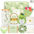 Gift Baskets for Women Unique Birthday Gifts for Women self care cheer up gifts set pick me up gift box for Woman teen girls best friend Sister Ladies Friendship Her - Inspirational Green Present