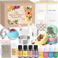 JUYRLE Bath Bomb Making Kit- 49Pcs DIY Bath Bomb Kit for Aldult, Make Your Own Shower Bombs, Spa Craft Kits with Bath Bomb Press, Molds, Bath & Bathing Making Supplies Gifts for Mom Women