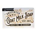 Legend's Creek Farm Goat Milk Soap - Triple Milled Cleansing Moisturizing Bar for Hands and Body - 9 Oz Creamy Lather, Nourishing, Natural Soap for Sensitive Skin (Unscented, Pack of 1)