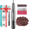 COSLUS C20 Cordless Nail Drill Electric File: Professional for Acrylic Gel Dip Powder Nails Portable Nail Drill Machine Kit for Manicure Pedicure Nail Set with Everything Rechargeable Lightweight