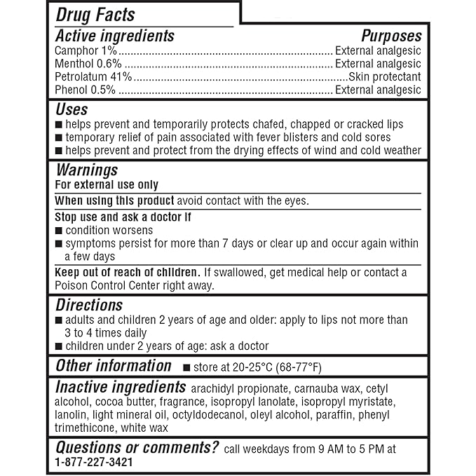 ChapStick Classic Medicated Lip Balm Tubes, Chapped Lips Treatment and Skin Protectant - 0.15x12 Oz (Pack of 144)