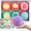 Bath Bombs for Women – Jumbo 7oz Bathbomb Set, 6 Extra Large Fizzies, Colorful Spa Soak, Self Care & Mothers Day Gift for Mom, Wife, Girlfriend