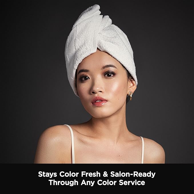 Fromm ColorSafe 100% Cotton Bleach Proof Salon Hair Towels for Hairstylists, Barbers, & Spa, 16" by 29", Absorbent Stain Resistant Towels for Drying All Hair Types, Color Safe Towels, White 6-Pack