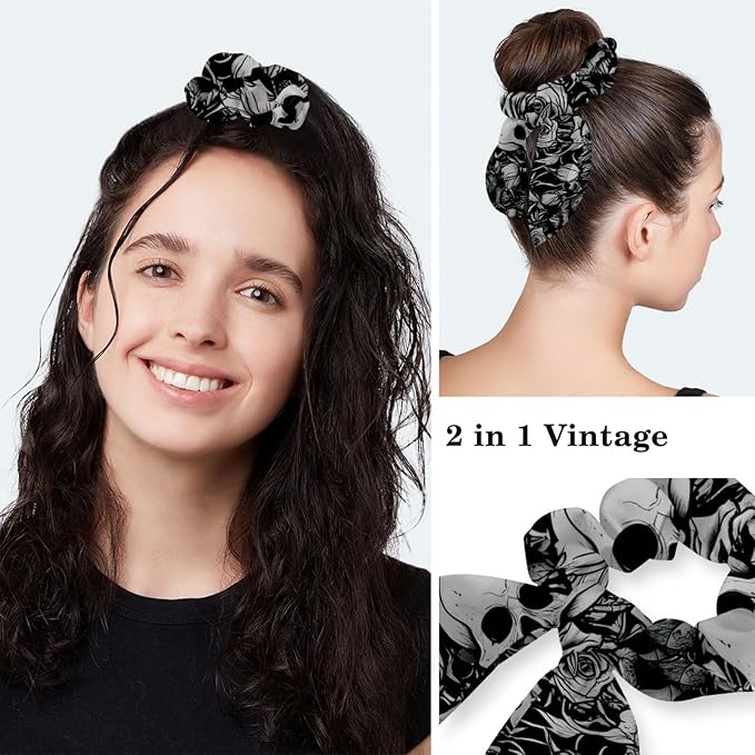 Scrub Cap with Hair Scrunchy, Ponytail Holder Surgical Cap