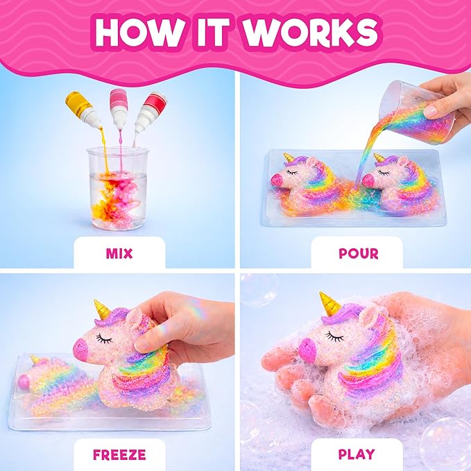 Doctor Jupiter Princess Glitter Soap Making Kit - Girls Crafts DIY Project for 4+ Year Old Kids | Birthday Gift Ideas for Girls Ages 4 5 6 7 8 12, Princess Toys