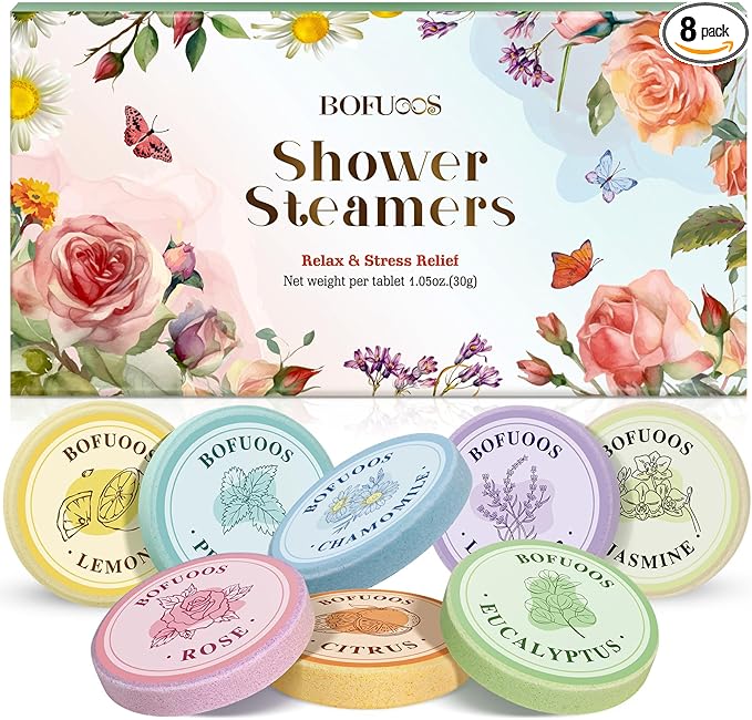 Shower Steamers Aromatherapy – Mothers Day Gifts for Mom, Birthday Gifts for Women Wife Teen Girls Mom, Natural Essential Oils Bath Bombs for Self Care Relaxation Home SPA