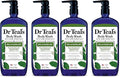 Dr Teal's Body Wash with Pure Epsom Salt, Relax & Relief with Eucalyptus & Spearmint, 24 fl oz (Pack of 4)