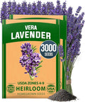 HOME GROWN Non GMO English Lavender Seeds 3,000+ Wildflower Seed for Planting Indoor/Outdoor, High Germination, Plant Flower Seeds (Lavandula antustifolia)