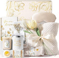 Mothers Day Birthday Gifts for Women Self Care Package, Get Well Soon Gift Baskets for Women Spa Gifts Set, Unique Thinking of You Inspirational Sympathy Gift Baskets for Mom Her Wife Friend Sister