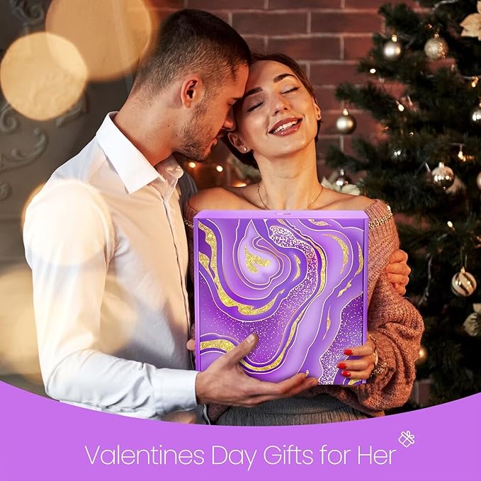 BodyRefresh Birthday Gifts for Mom, Mothers Day Gifts for Women Gift Baskets Self Care Package Gift Set With Blanket Get Well Soon Gift for Her Birthday Gift Ideas Spa Set for Adult Wife Grandma
