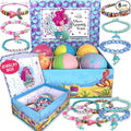 Bath Bombs for Kids with Surprise Inside, Mermaid Bath Bombs for Girls with Jewelry & Jewelry Box for Kids Organic, Skin Moisturizing, Natural Bubble, Birthday Gifts for Boys, Girls