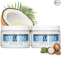 Advanced Clinicals Keratin Hair Mask Treatment, 12 Fl Oz (2-Pack), For Color Treated Hair, Detoxifying + Fortifying Repair Conditioner with Shea Butter, Helps Strengthen Broken Hair