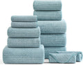 Ultra Soft Bath Towel Set,12 Piece (4 Bath Towels,4 Hand Towels,4 Washcloths) Family Bathroom Towels Set with Hanging Loop,Quick Dry Extra Absorbent Shower Towel for Bathroom,Hotel,Spa-Turquoise