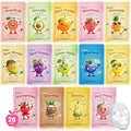KONEUK 28 Pack Fruit Face Masks Skincare for Kids Girls, Sheet Collagen Face Mask for Women Skin Care, Bulk Hydrating Facial Mask for All Skin Types, Mothers Day Gifts and Party Spa Gifts for Teens