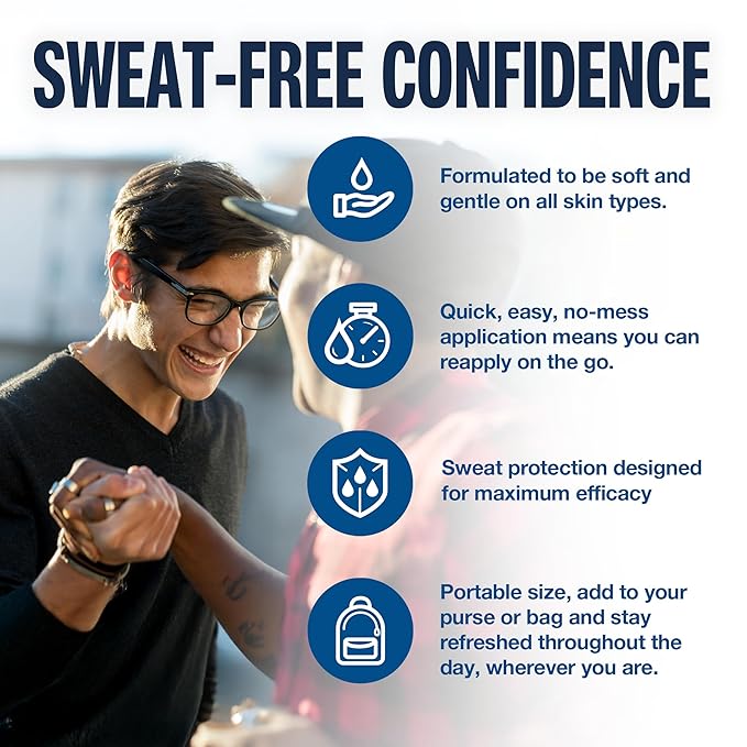 Carpe Sweat Absorbing Hand Lotion (Pack of 2), A dermatologist-recommended, non-irritating, smooth lotion that helps stop hand sweat, great for hyperhidrosis or excessive sweat (Original Eucalyptus)