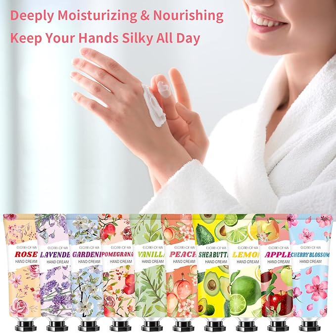 74 Pack Bulk Hand Cream,Easter Basket Stuffers, Mothers Day Gifts for Mom,Teacher Appreciation Gifts,Bulk Gifts for Nurse Coworkers,Small Party Return Gifts,Travel Size Hand Lotion for for Women