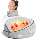 CILI Cordless Shiatsu Neck Massager with Heat, Neck Massager for Pain Relief Deep Tissue,Heated Massage Pillow for Travel,3 Adjustable Intensity,Gifts for Women Men Mom Dad