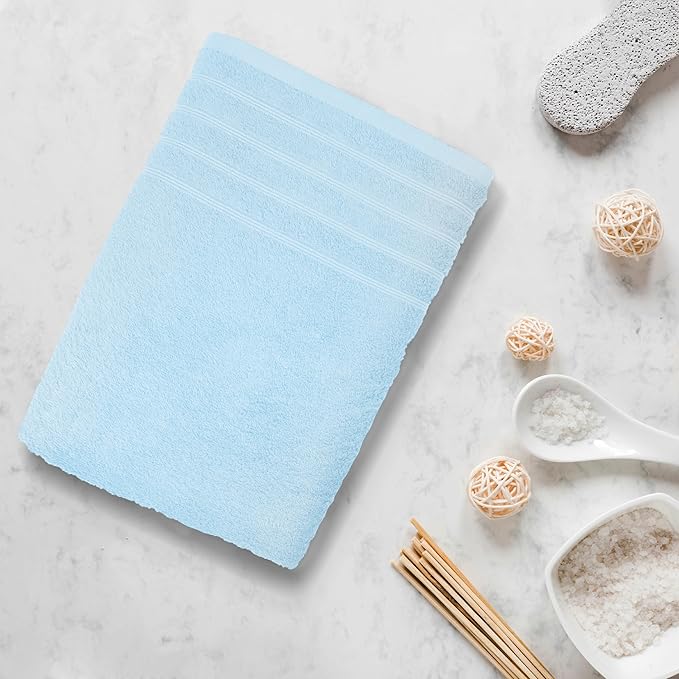 Avalon Towels Bath Towels Set of 4, Size 30 x 60 Inches, Highly Soft and Absorbent, Quick Drying, Lightweight, Perfect for Daily Use