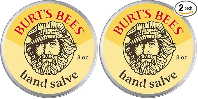 Burt's Bees 100% Natural Beeswax Hand Salve,3 Oz (Package May Vary),(Pack of 2)