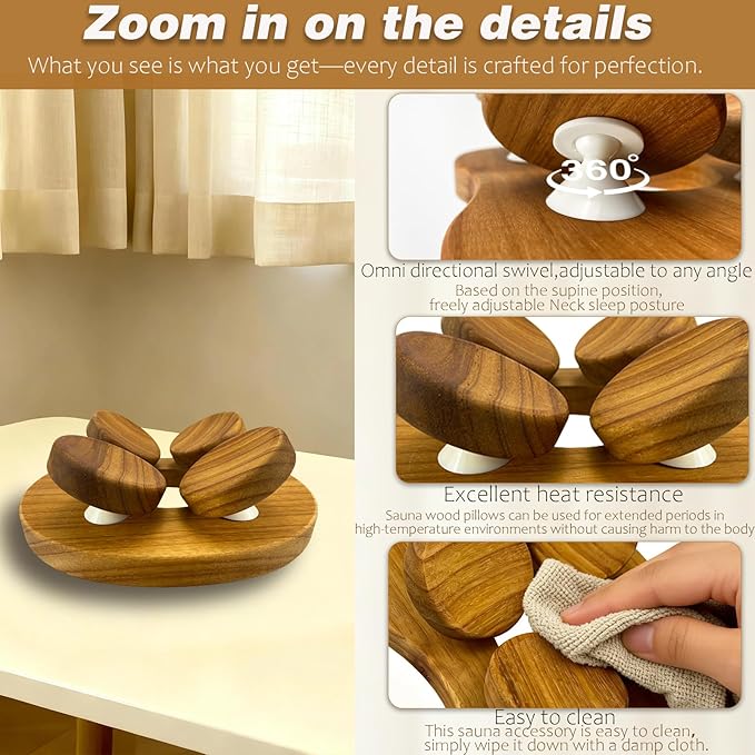 Benks Sauna Pillow, Sauna Accessories, Ergonomically Designed Sauna Headrest, Relieves Neck and Shoulder Pain, Provides Head Support and Relaxation, Suitable for Saunas, Spas and Gyms (Dark Color)