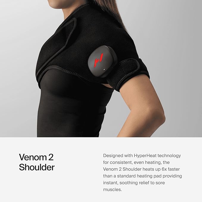Hyperice Venom 2 - Advanced Heat + Vibration Wrap (Left Shoulder)