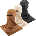 SATINIOR 3 Piece Balaclava Face Cover Sun Protection Neck Cover Summer Balaclava Motorcycle Face Mask for Men Women