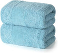 REDKISS Towels 2 Pack Luxury Extra Large Bath Towels Set 30 x 58 Inches – 100% Cotton, Ultra Soft Highly Absorbent & Quick Dry Towels for Bathroom, Gym, Hotel, Spa, Mist Blue