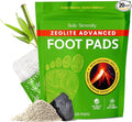 Sole Serenity Foot Pads - Zeolite Mineral, Ginger Root, Wormwood, Bamboo Vinegar, Foot Spa for Achy Feet - 20 Pads