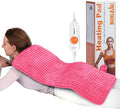 Boileau Electric Heating Pad for Back Pain and Period Cramps Relief, 17"x33" Extra Large XXXL, 3 Heating Levels Heat Pad with 2-Hour Auto Shut Off, Gifts for Women and Mom, Pink