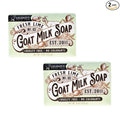 Legend's Creek Farm Goat Milk Soap - Triple Milled Moisturizing Bar for Hands and Body - 9 Oz Creamy Lather, Nourishing, Natural Soap for Sensitive Skin (Fresh Lime, Pack of 2)