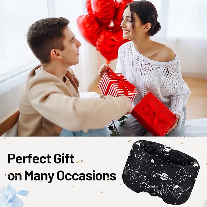 LOVE EYE Dual Side Sleep Mask,Ice Silk Eye Sleeping Mask & Blindfold with Adjustable Strap,Warm and Cool Side Total Blackout Eye Covers for Women Men Sleep Travel Nap