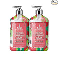 Hempz Crushed Peppermint Sugar Body Lotion, Moisturizer for men and women, Holiday Gifts, 17 oz (Pack of 2)
