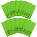 Tatuo 12 Pieces Korean Exfoliating Mitt Glove Italy Towel Body Skin Scrubber Exfoliating Scrubber for Remove Dead Skin Washcloth Korean (Small,Green)