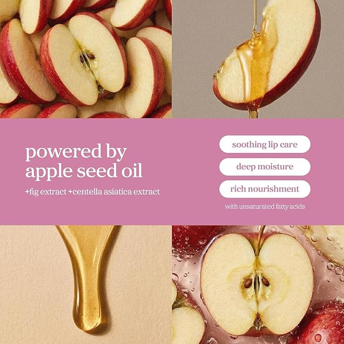 NOONI Korean Lip Oil Set - Appleberry & Applefig | Long-Lasting, Moisturizing, Plumping, Revitalizing for Dry Lips, Waterproof, No Peel Off, Stocking Stuffers, lip plumper 0.12 FL Oz x 2ea