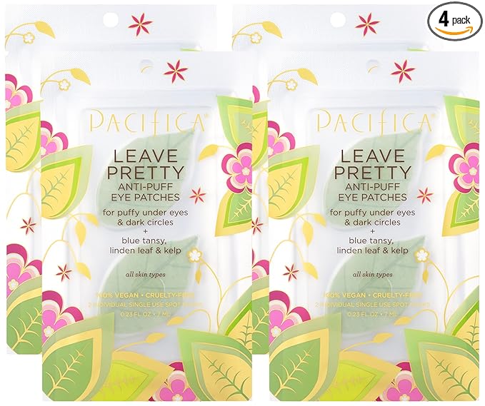 Pacifica Leave Pretty Eye Patches 1 Pair (Pack of 4)