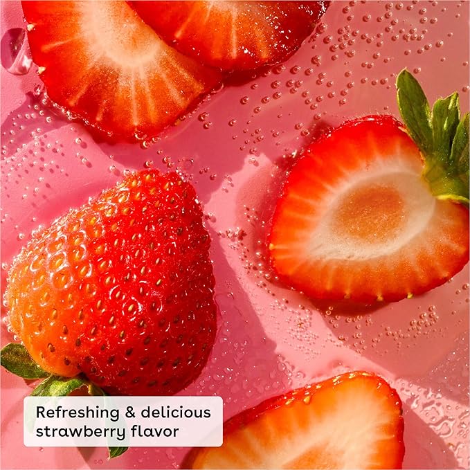 eos The Hero Lip Repair,24HR Moisture for Severely Dry Lips,Natural Strawberry Extract,Hypoallergenic Moisturizing Lip Balm,0.14 oz,(Pack of 4)