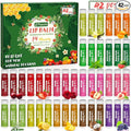 Yopela 42 Pack Natural Lip Balm Bulk with Vitamin E and Coconut Oil - Moisturizing, Soothing, and Repairing Dry and Chapped Lips Valentine's Gift - 14 Flavors - Non-GMO