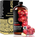 Apple Essential Oil, Apple Oil 16 Fl Oz 480 ML for Diffuser Humidifier Yoga Cleaning DIY Candle Soap Making Perfume Gift for Women Essential Oils FRAOIL (Apple 16 Fl Oz (Pack of 1))