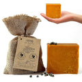Dr.Ancient Wild Pistacia Bittim Soap Bar, Organic Soap Bars Handcrafted the Traditional Way, Natural Chemical-Free, Vegan, Used for Face Wash, Body Wash, Hand Cleansing and Skin Care