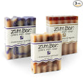 Zum Indigo Wild Goat's Milk Soap Bar - Bar Soap for Hands & Body Made with Essential Oils - 3 oz - Frankincense Blends (3 Pack)