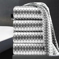 4 Piece Bath Towel Set Oversized Bath Sheet 35"x70" Bathroom Towel Extra Large Towel Set Soft Highly Absorbent & Quick Dry Premium Bath Sheet for Bathroom 600GSM Shower Towel Spa Gym Hotel,Dark Grey