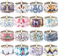 YOROXRG Scented Soy Wax Travel Tin Jar Candles - 2.5 OZ Gifts for Home, Mom - Christmas, Birthday, Thanksgiving, Mother's Day - 16 Pack