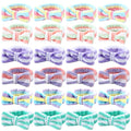 WILLBOND 24 Pieces Spa Headband Bulk Skincare Headbands Face Wash Makeup Hairband Bow Facial Washing Face Head Wraps Adjustable Soft Flannel Towel for Women Shower (Elegant)